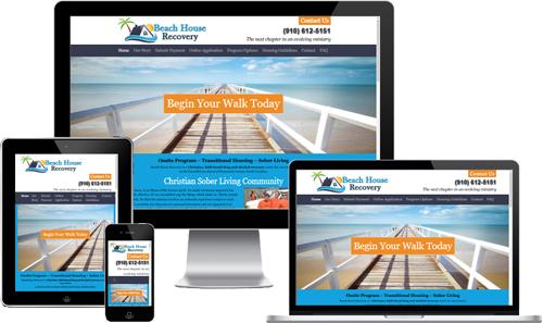 drug rehab web design