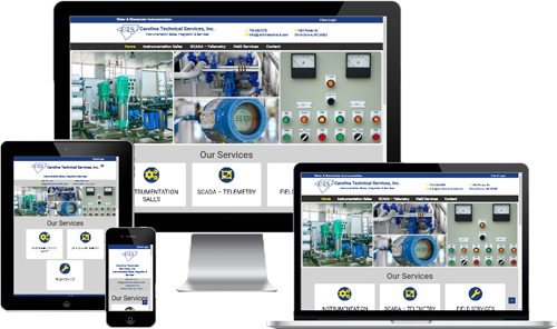 waste water treatment web design