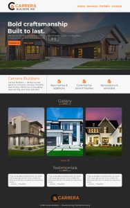general contractor web design