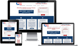 responsive insurance agency design