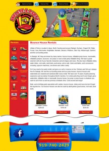 bounce house website