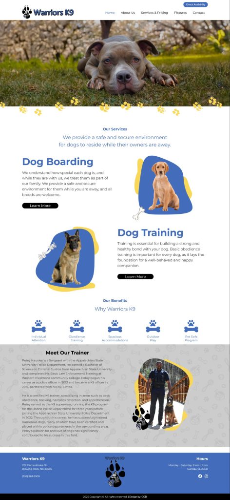 warriors k9 dog kennel